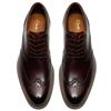 CLARKS MENS SHOE - BROWN LEATHER